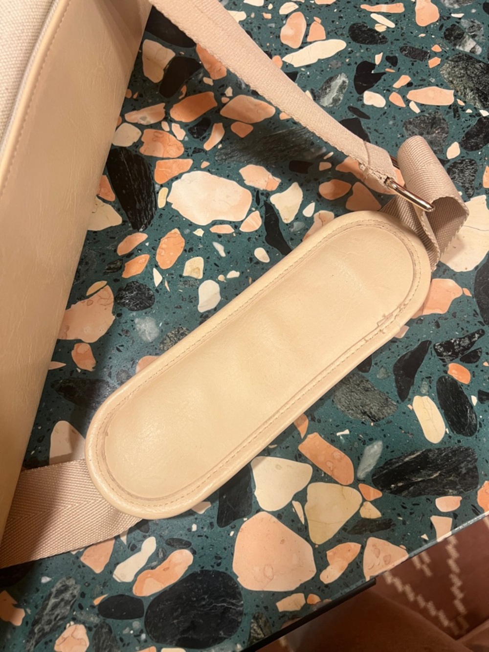 BEIS Beige and Cream Travel Duffel Bag - Picture 6 of 11